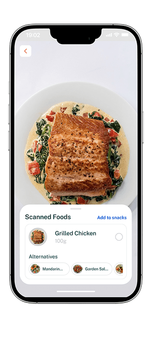 OrthoFoodie App Interface Far Left